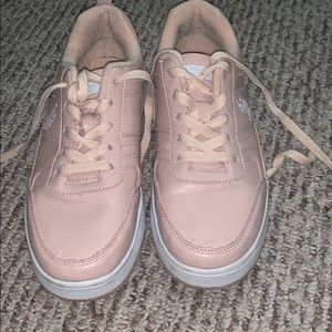 Pink Polo Tennis Shoes